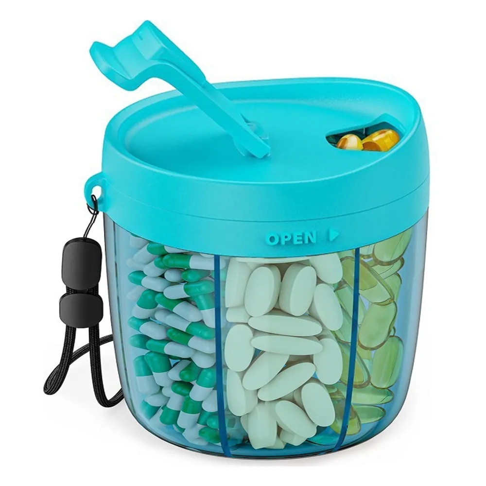 7 Compartment Travel Pill Organizer 6