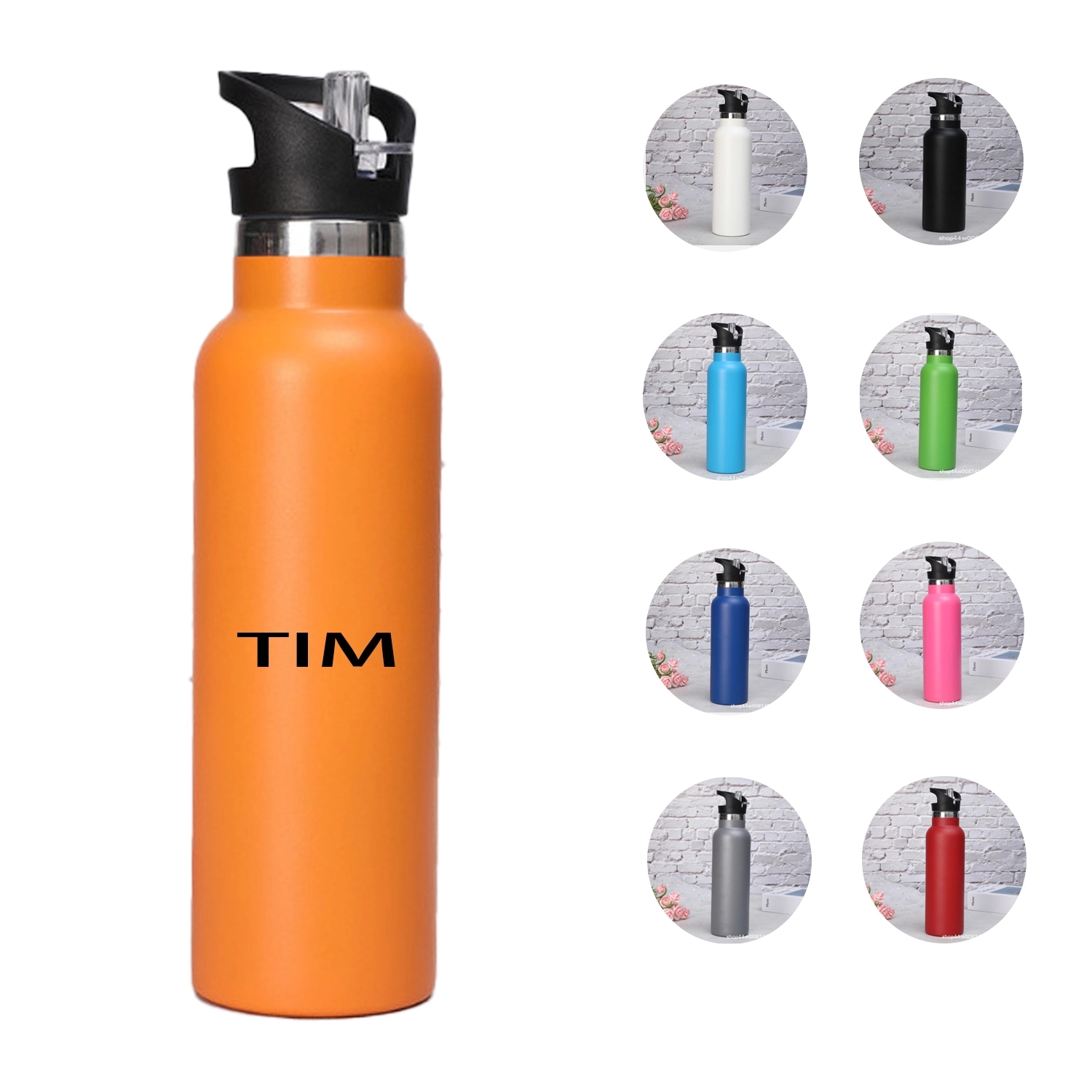 20 Oz. Vacuum Insulated Water Bottle, custom water bottle with logo imprint 2