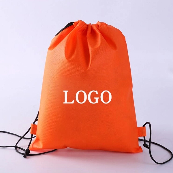 Non-Woven Drawstring Backpacks - 16.5 " x 13 " 6