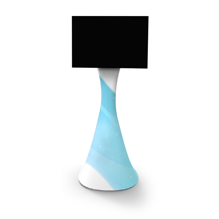 Fabsta™ TV Display, Round Base, Replacement Graphic led tv display stand 2