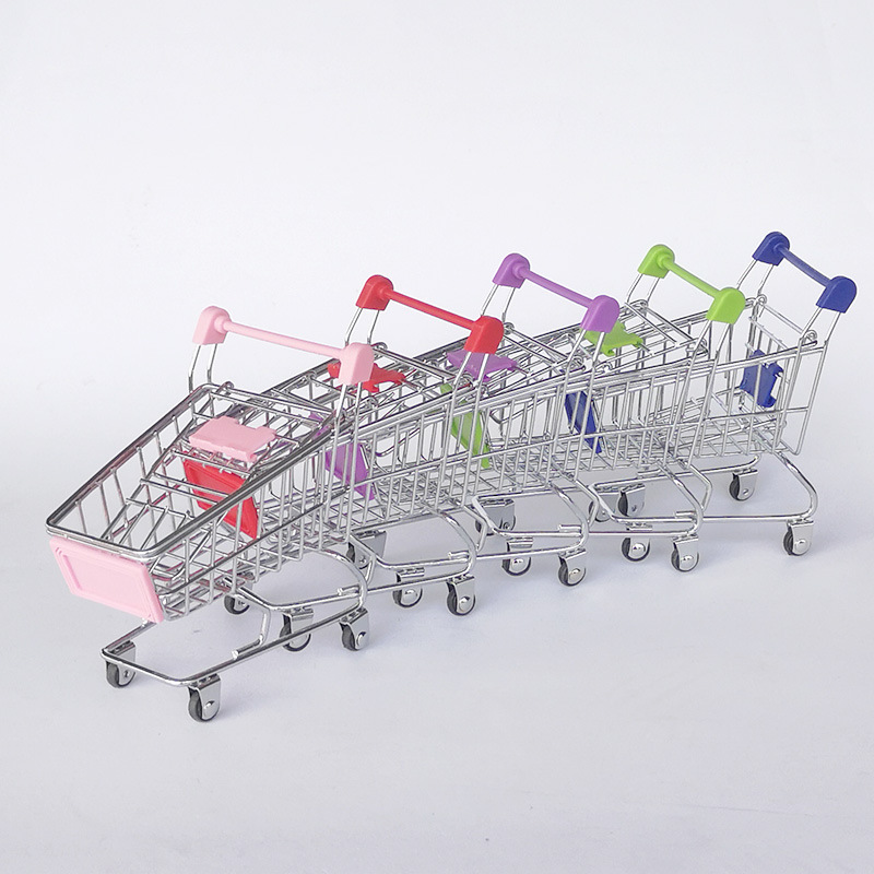Funny Mini Toy Supermarket Shopping Cart 2