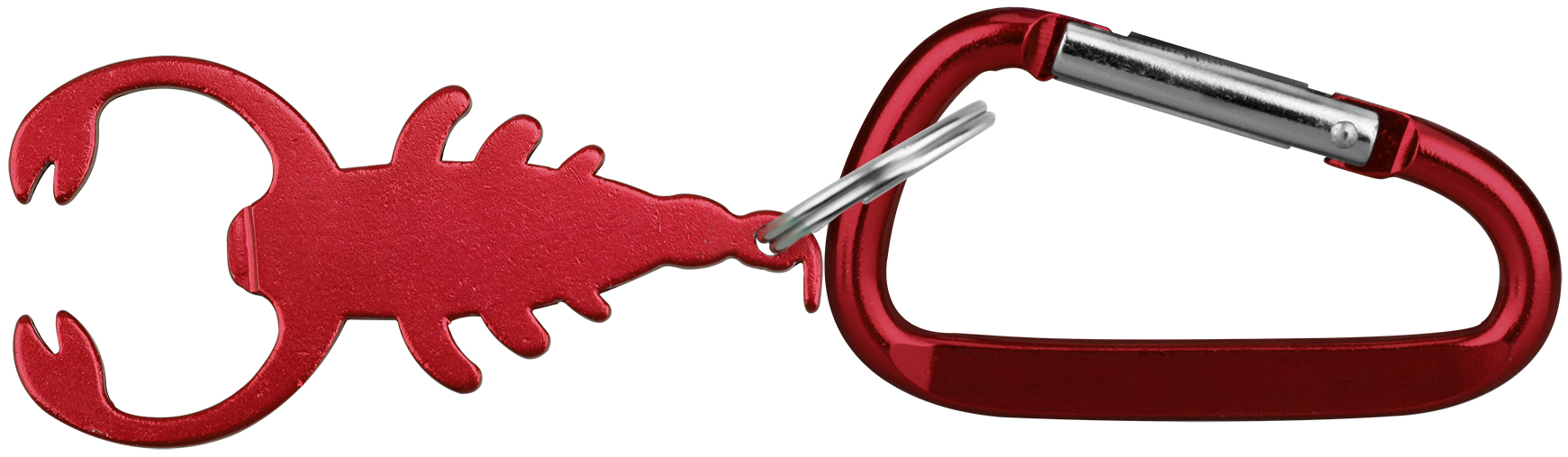 Scorpion Shape Bottle Opener w/ Key Chain & Carabiner 4