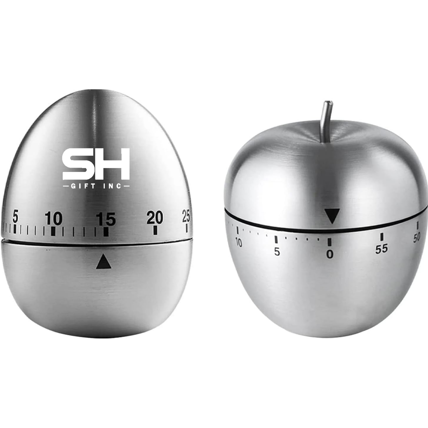 Egg Fruit Shape Stainless Steel Kitchen Timer 4