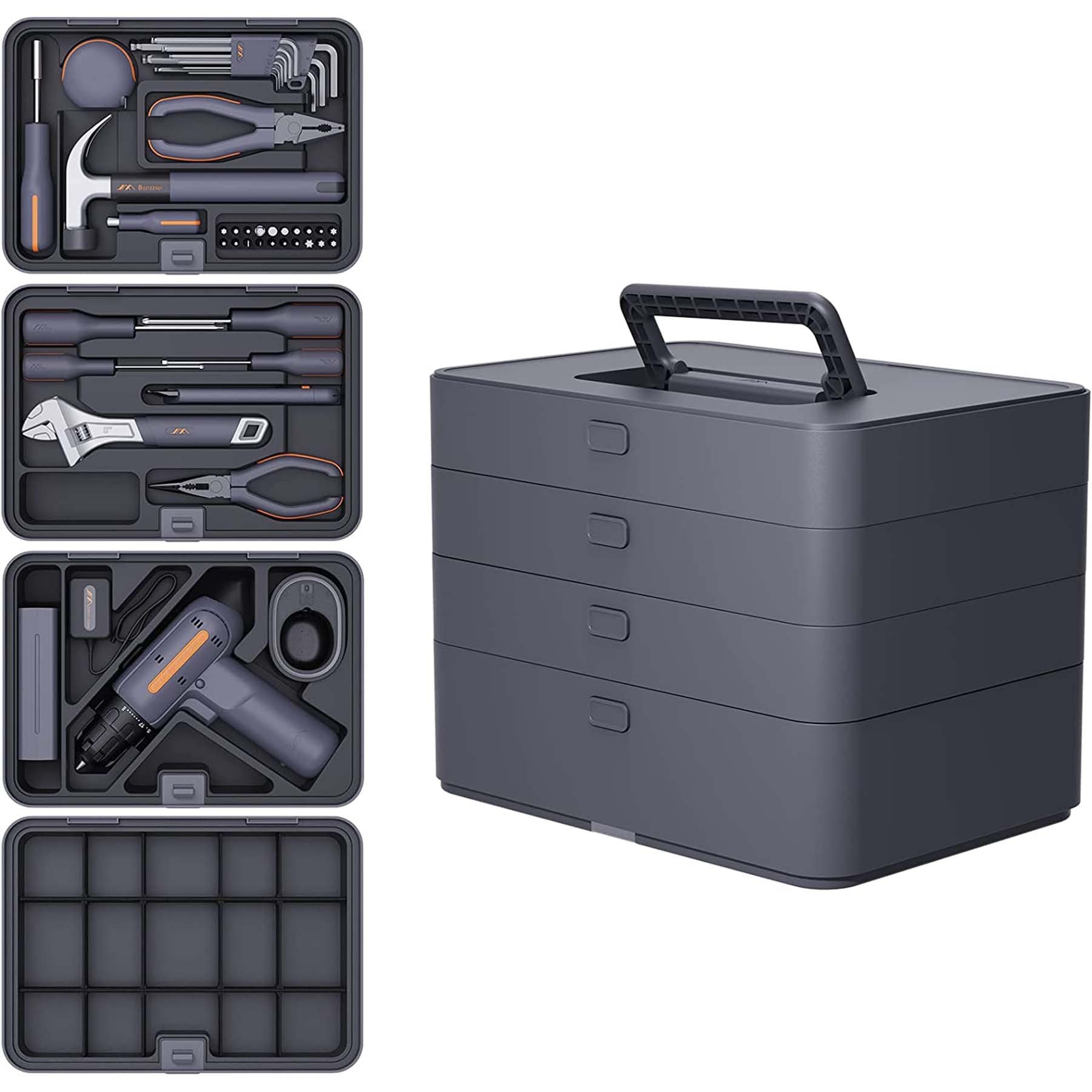 Set of 97 Pieces Home Repair Tool Kit 2