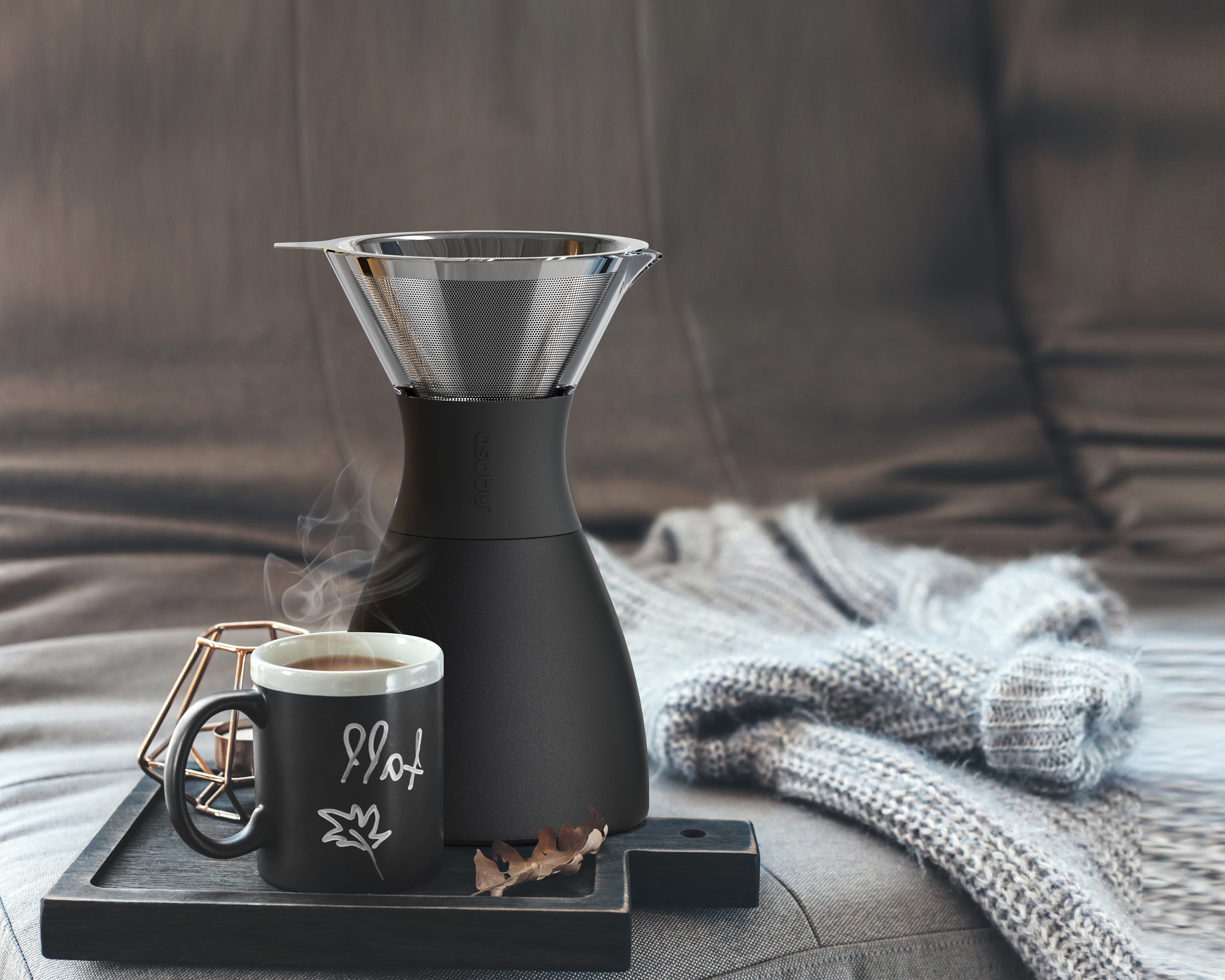 Asobu 40 Oz. Pourover Insulated Coffee Maker 16