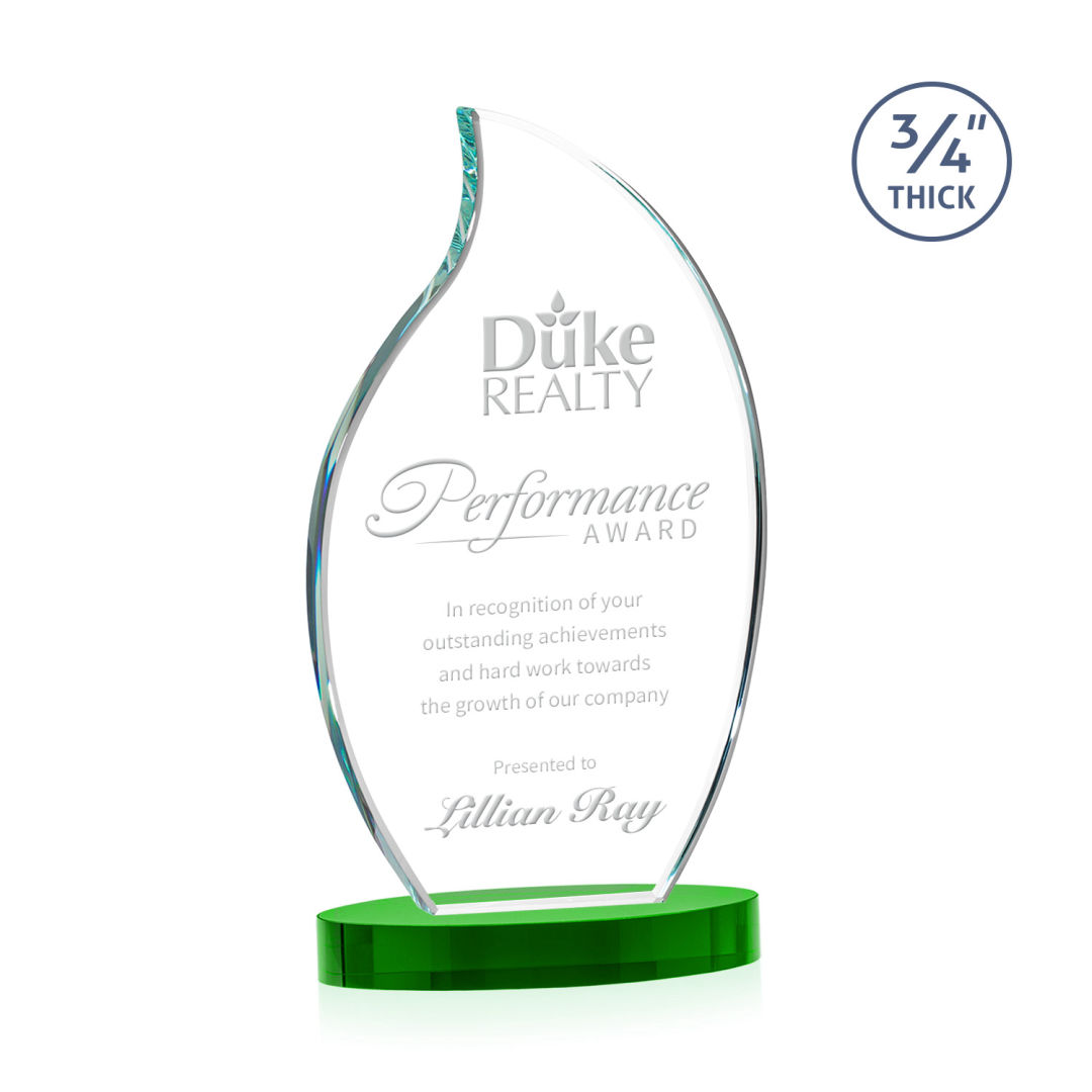 Croydon Flame Award on Alberton Base - Green 8