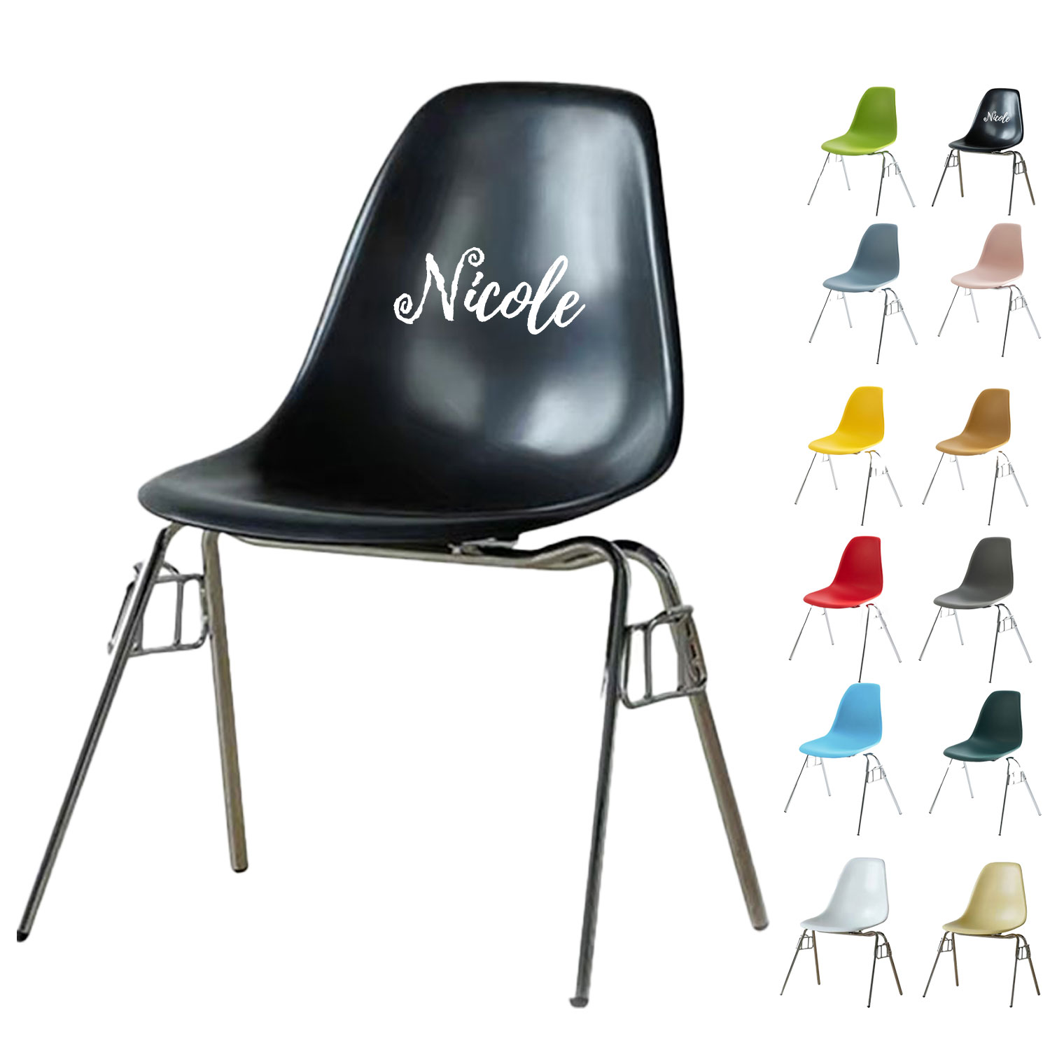 Ergonomic PP Dining Chairs for Home & Restaurant 10