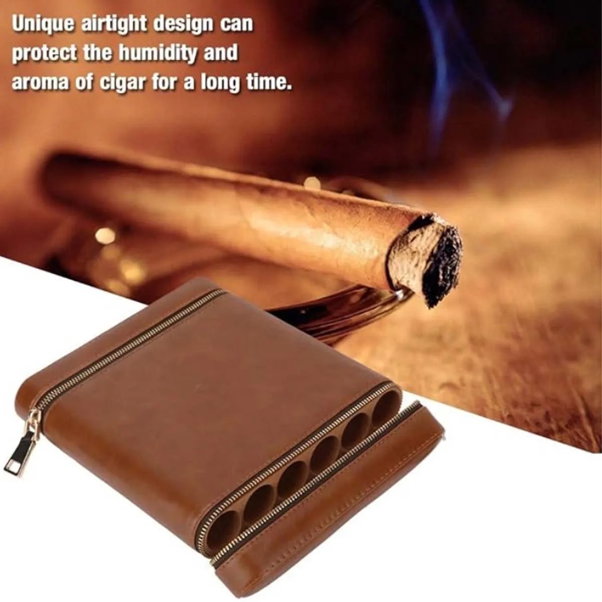 Leather Cigar Case 3