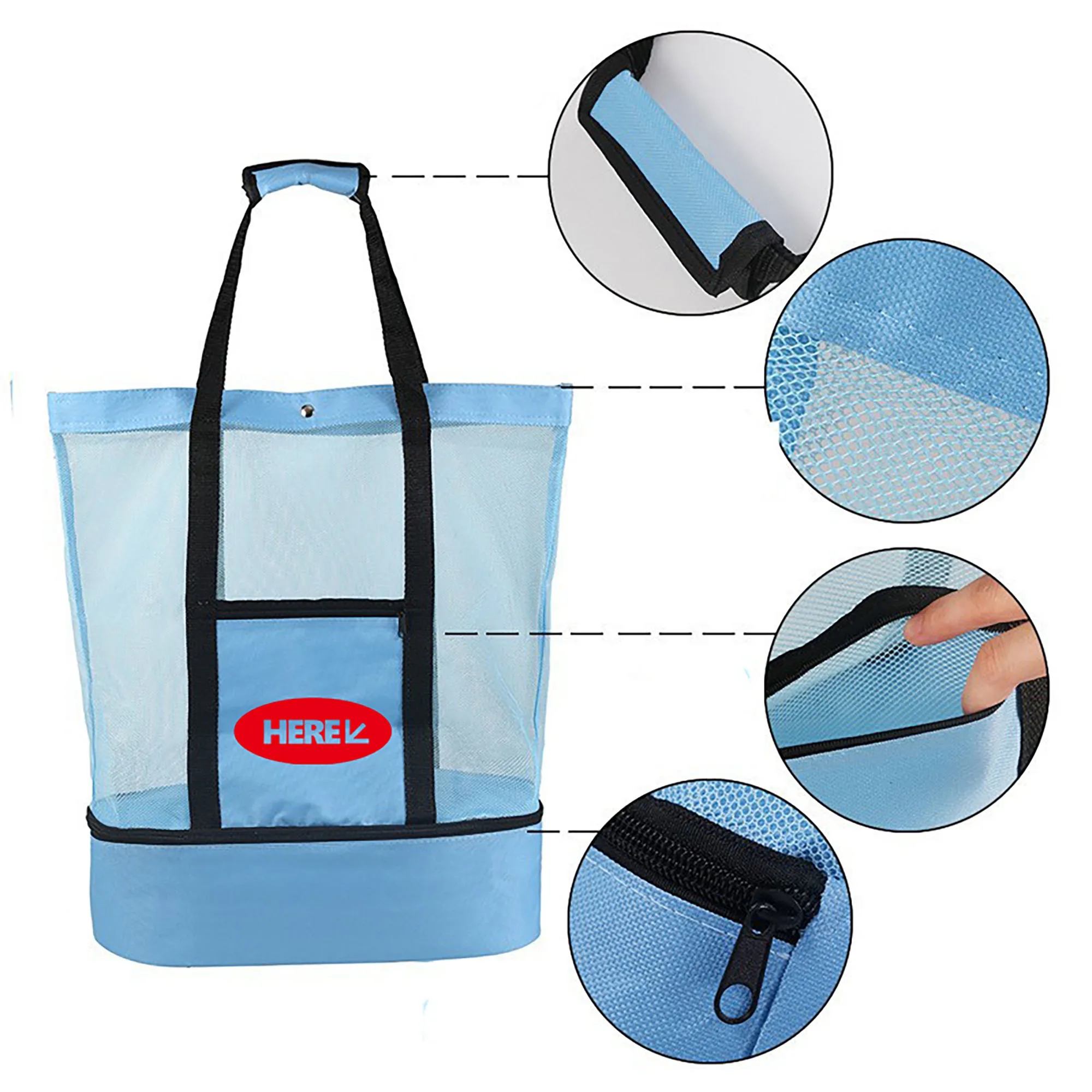 MOQ 20pcs Beach Bag Insulation 3