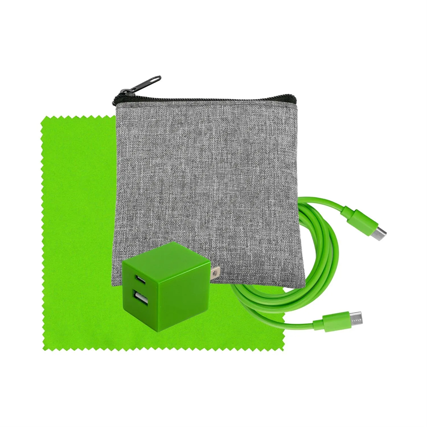 Recycled A+C to C Cable, Wall & Cloth Set 16