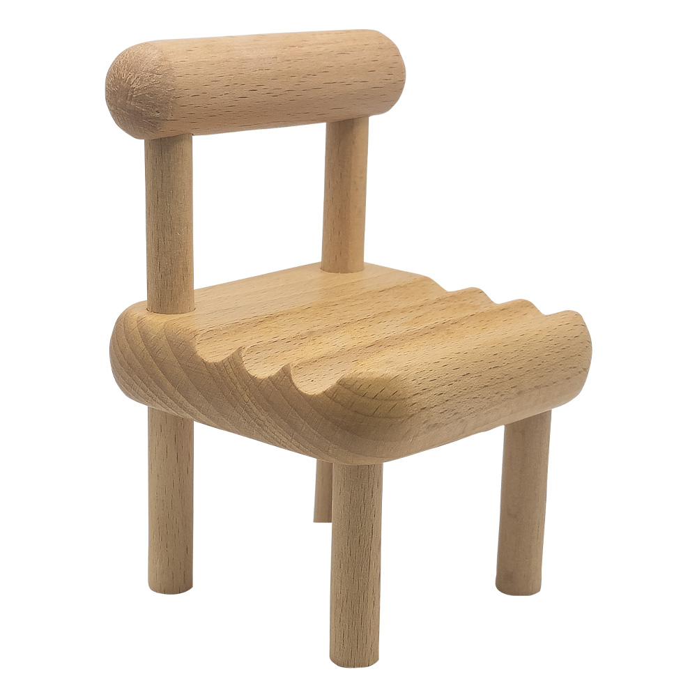 Wooden Chair Phone Holder 5