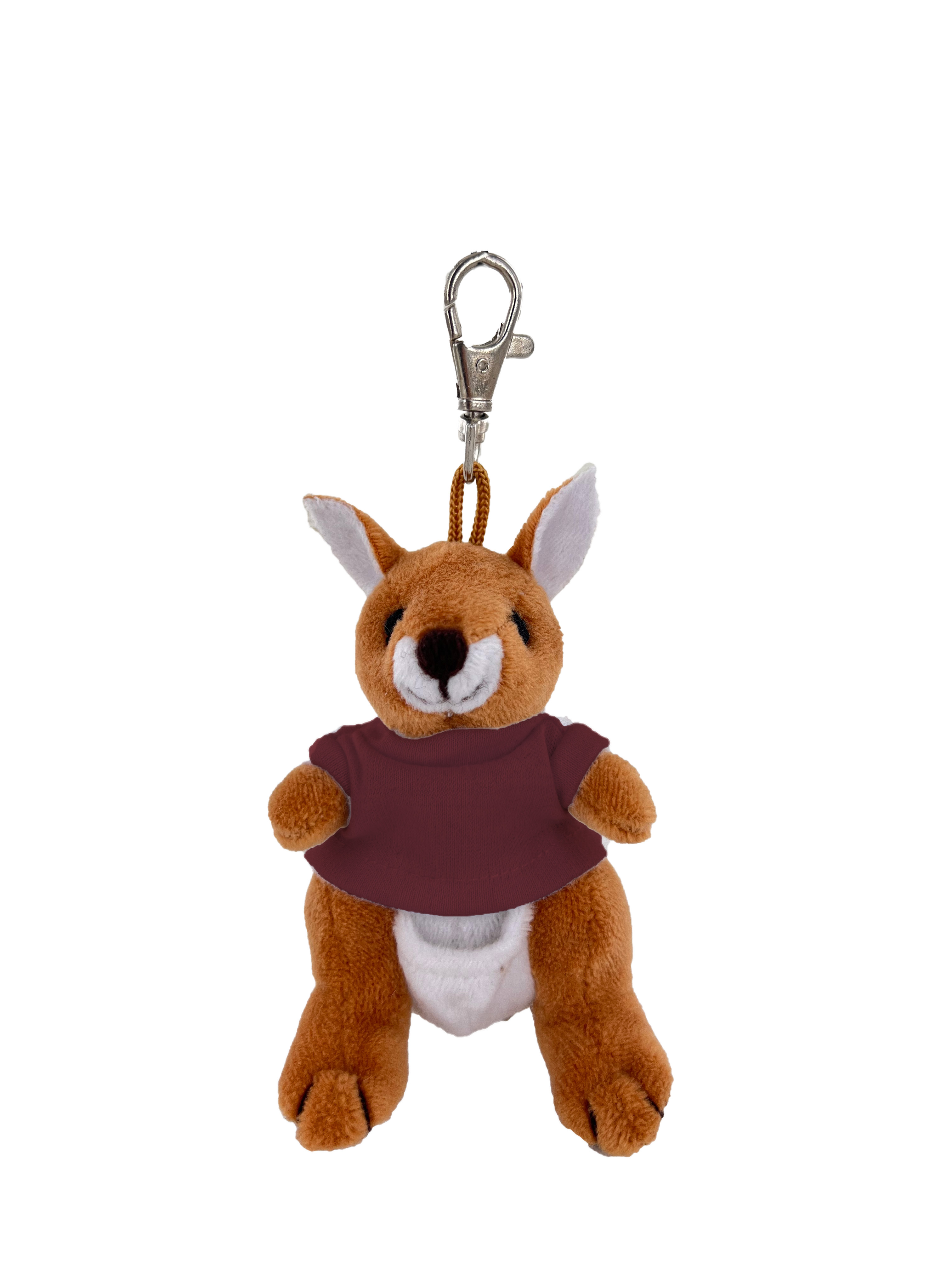 Soft Plush Kangaroo 4" Keychain 12