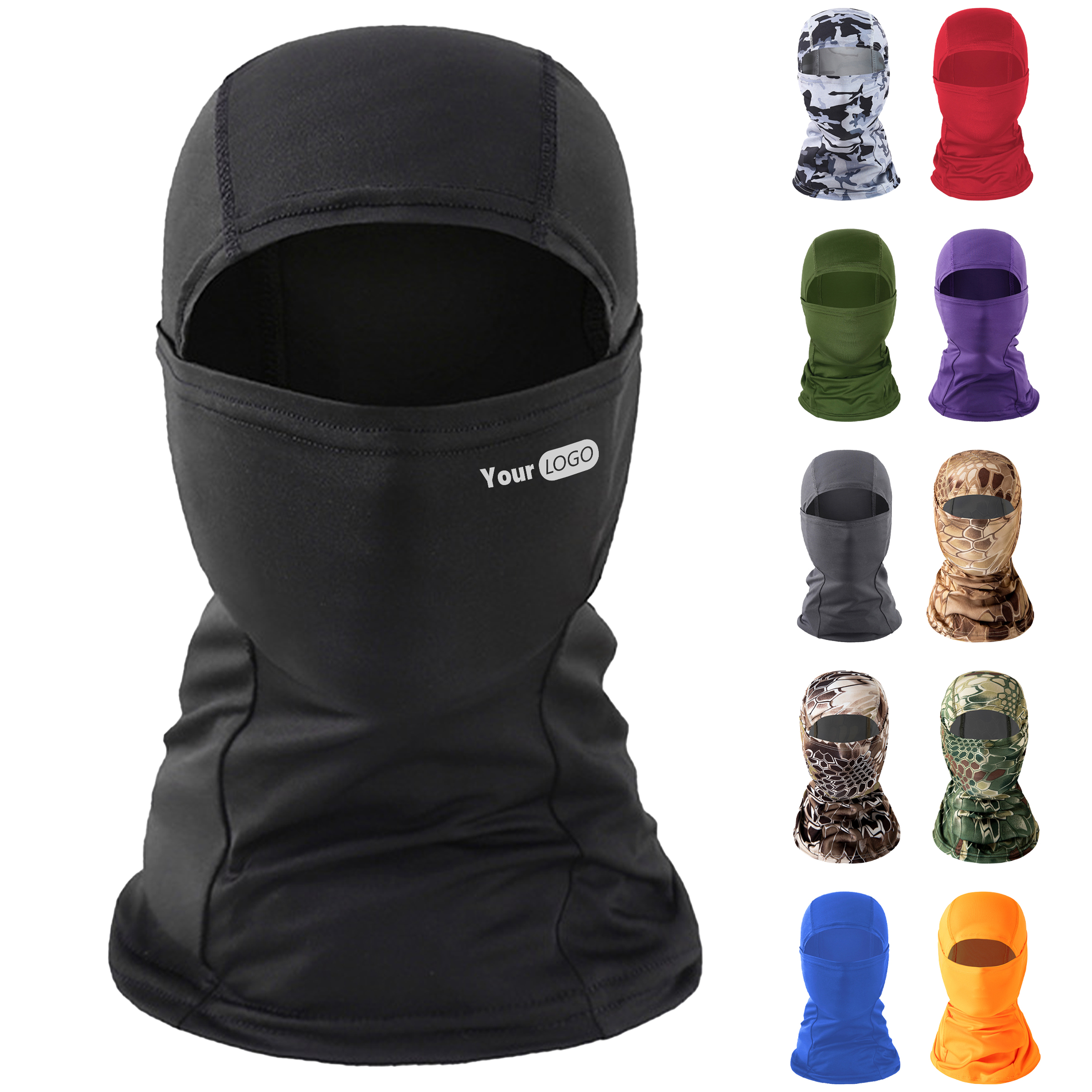 Polyester Sports Sunscreen Quick Drying Face Mask 1