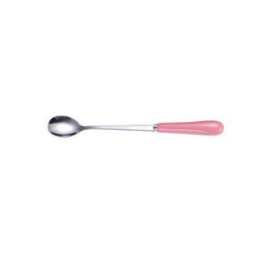 5.74 Inch Ceramic Handle Steel Spoon 22