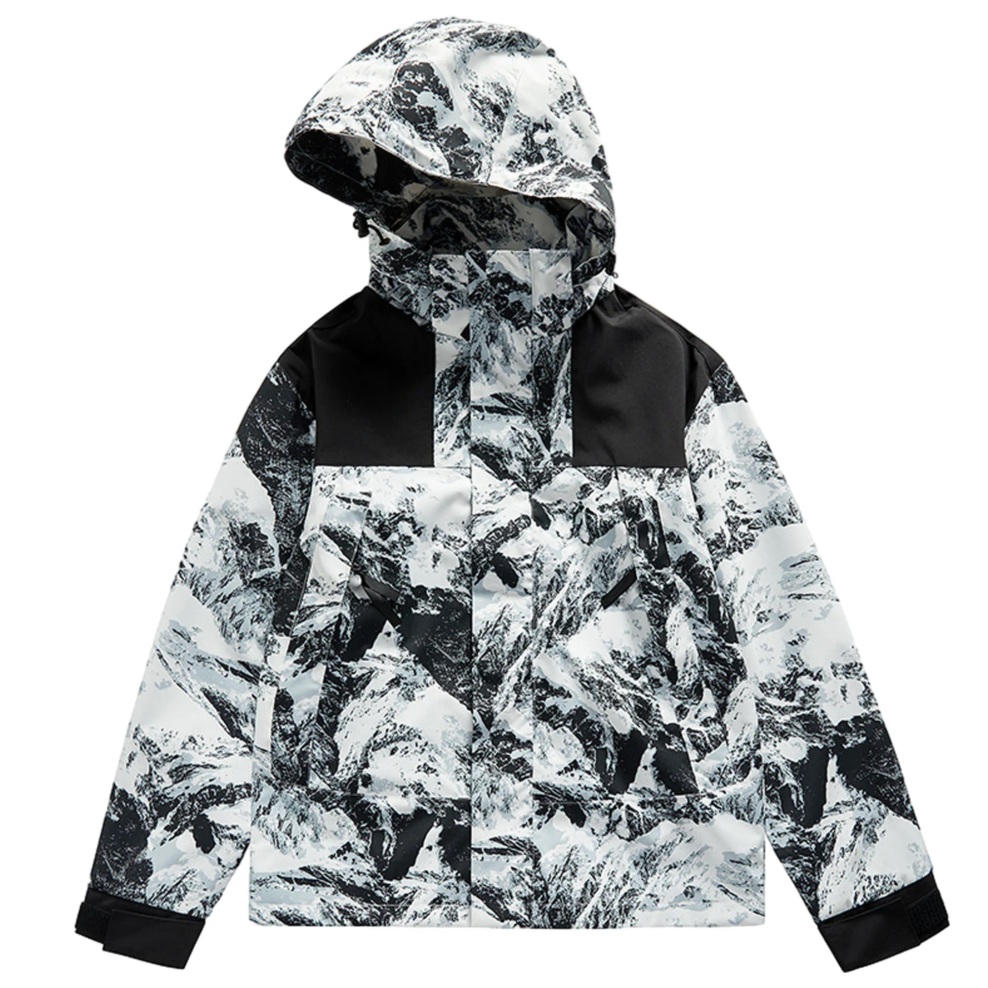 Unisex Oxford Cloth Shell Outerwear Jacket W/Detachable Hood 4