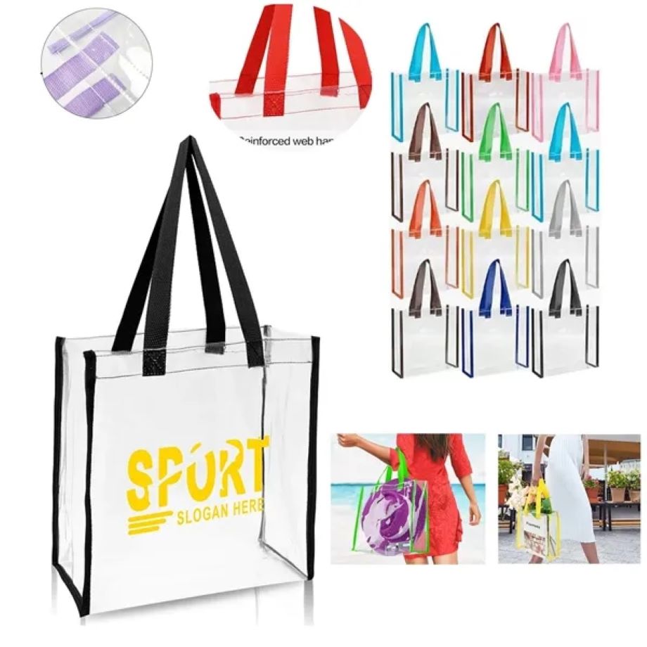 Clear Transparent Pvc Tote Bag 1