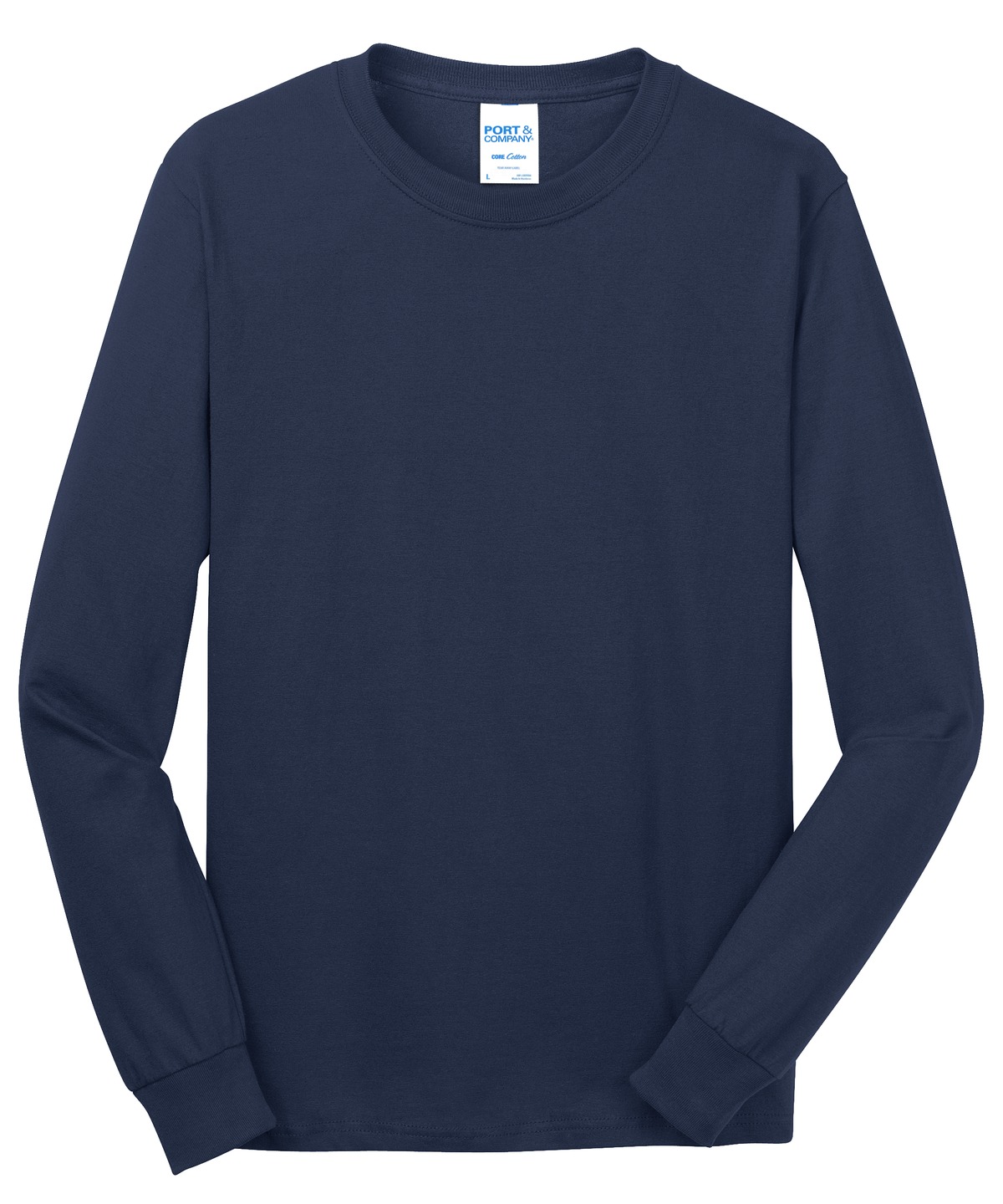 Port & Co Long Sleeve Core Cotton Tee. PC54LS 57