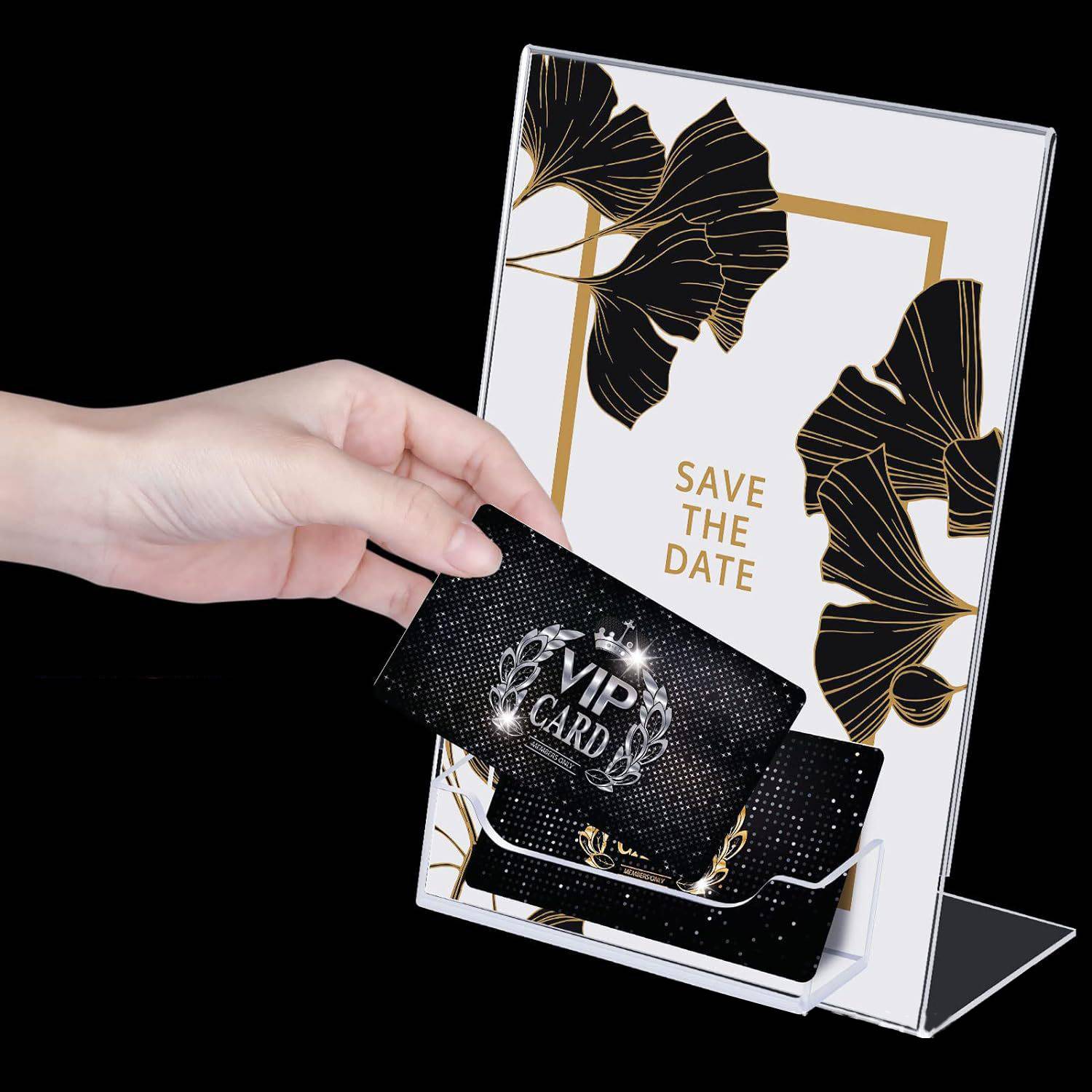 Acrylic Brochure Business Card Display Stand 10