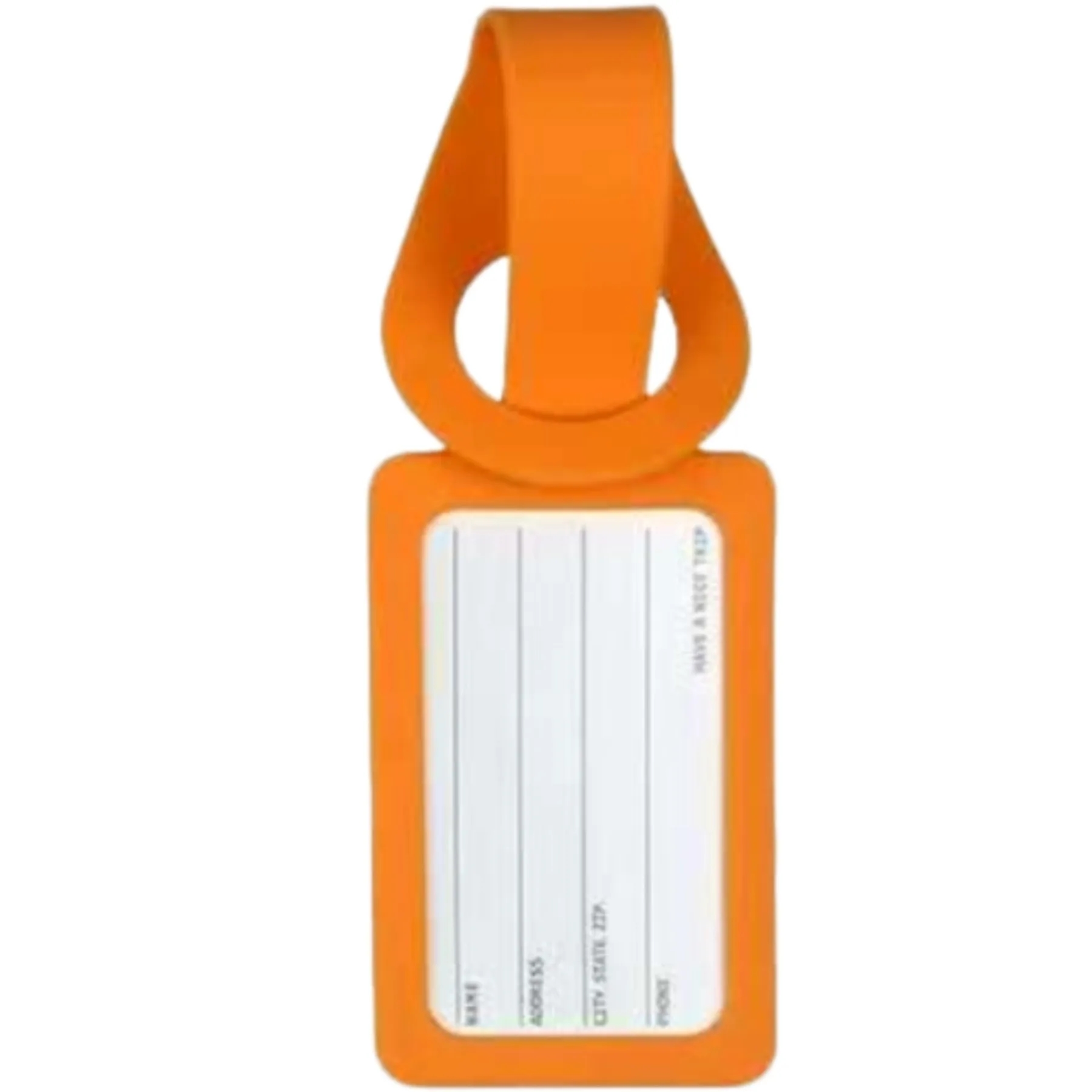 Silicone Luggage Tag with Name ID Card 11