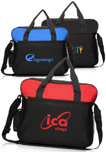 Polyester Messenger Bag - 16" W x 13" H 2