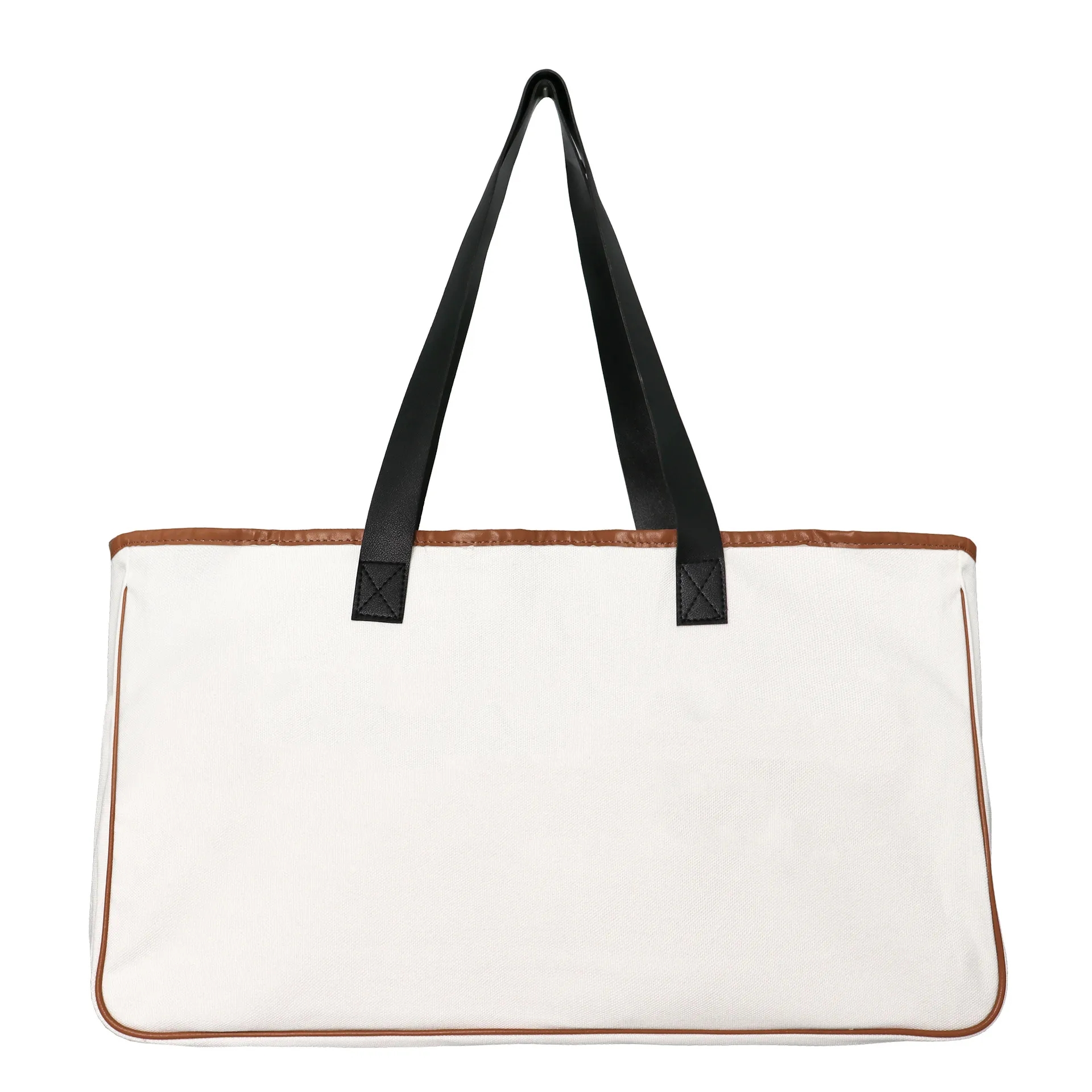 Custom Large Capacity Canvas Grocery Bags, custom tote bag with logo imprint 4