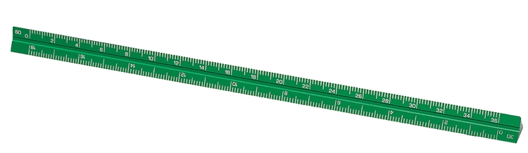 6" Engineer Pocket Scale 38
