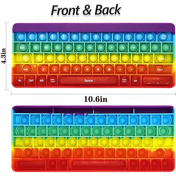 Silicone Keyboard Pop Fidget Toys 5