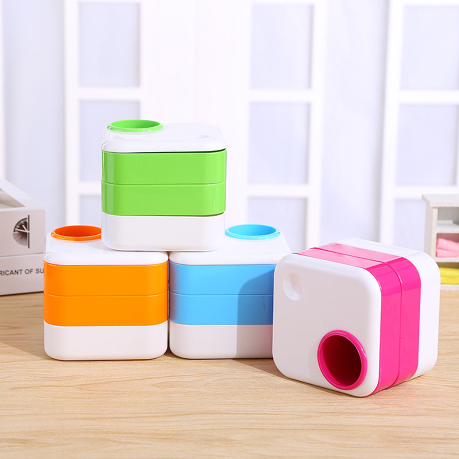 Multifunction Plastic Pen Holder 4