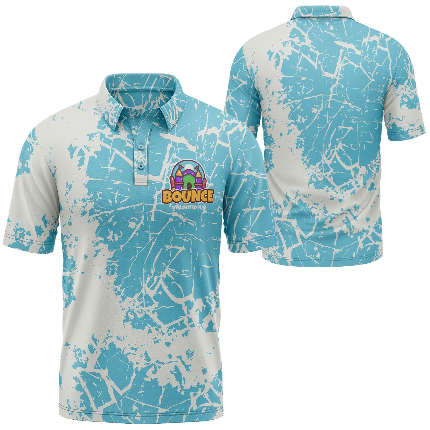 Youth 160 GSM lightweight Brushed Milk Silk Sublimation Short Sleeve Polo T-shirt 6