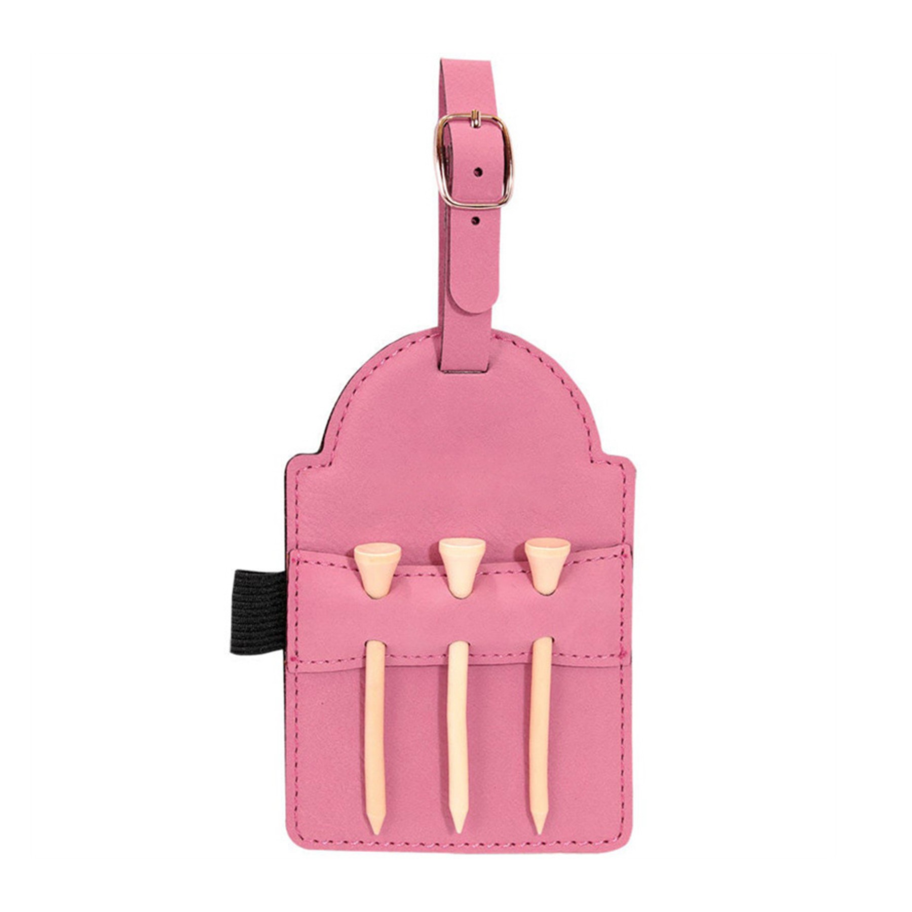 PU Leather Mini Golf Tee Holder 5