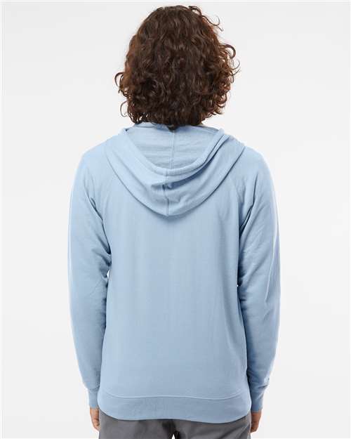 Unisex Icon Lightweight Loopback Terry Full-Zip Hooded Sweatshirt - SS1000Z 34
