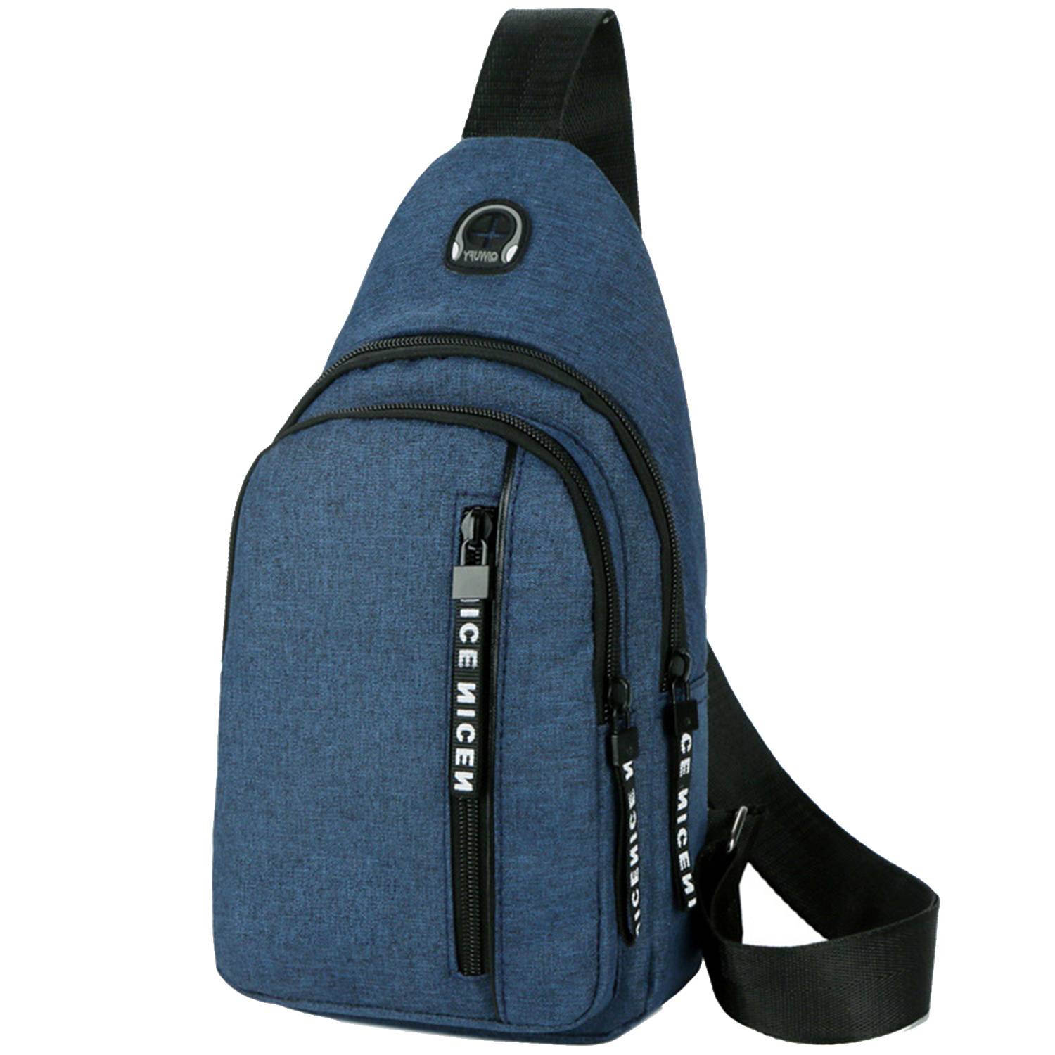 Small Water Resistan Crossbody Waist Bag With Earphone Hole 2