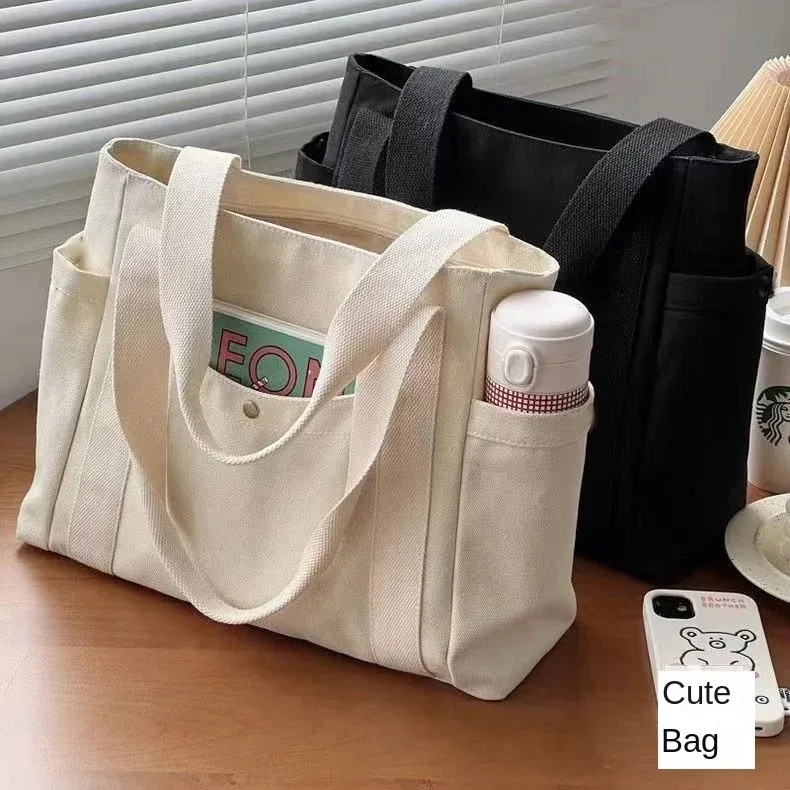 Large Canvas Tote Bag, custom tote bag with logo imprint 4