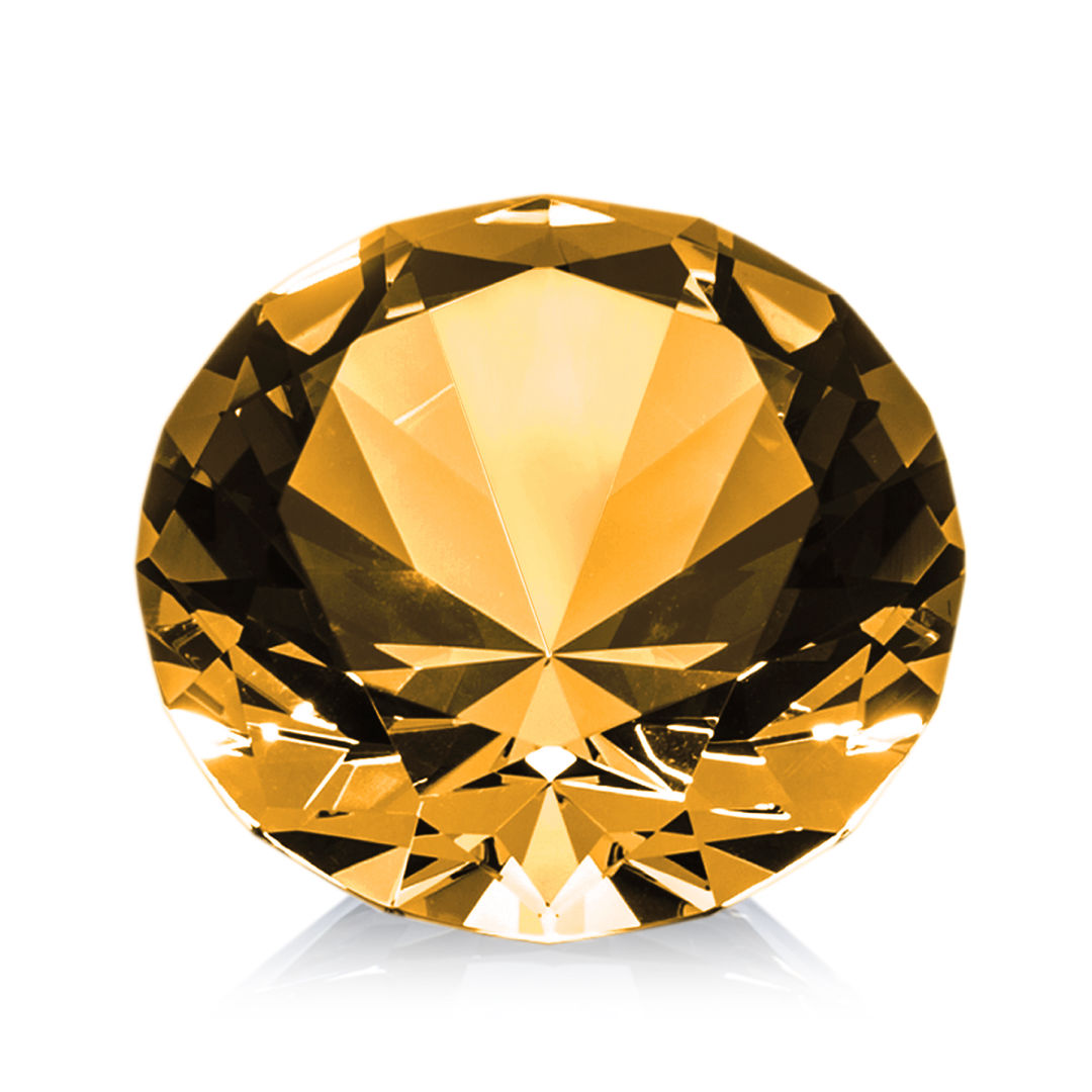Optical Gemstone Award - Amber 13
