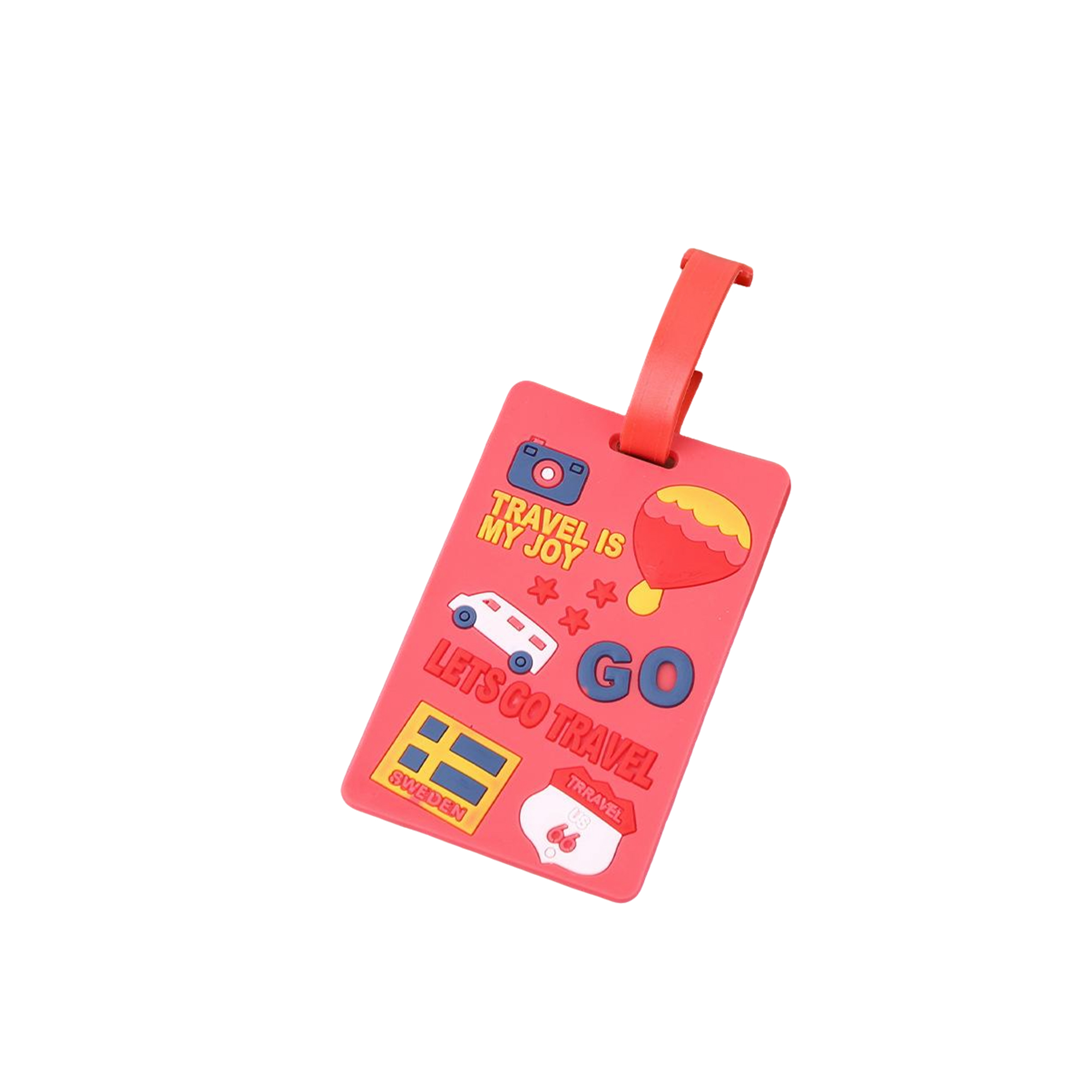 PVC Silicone Luggage Identifier Tag With Info Card 9