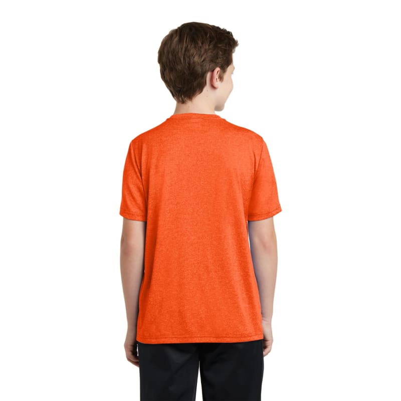 Sport-Tek Youth Heather Contender Tee. 14