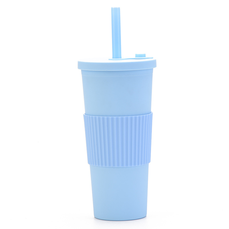 24 OZ Portable Double Plastic tumbler / Straw 9