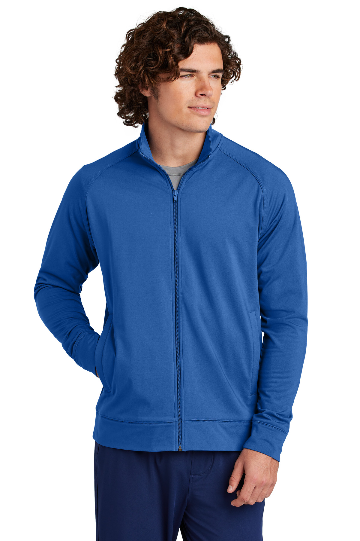Sport-Tek® Sport-Wick Stretch Full-Zip Cadet Jacket 24