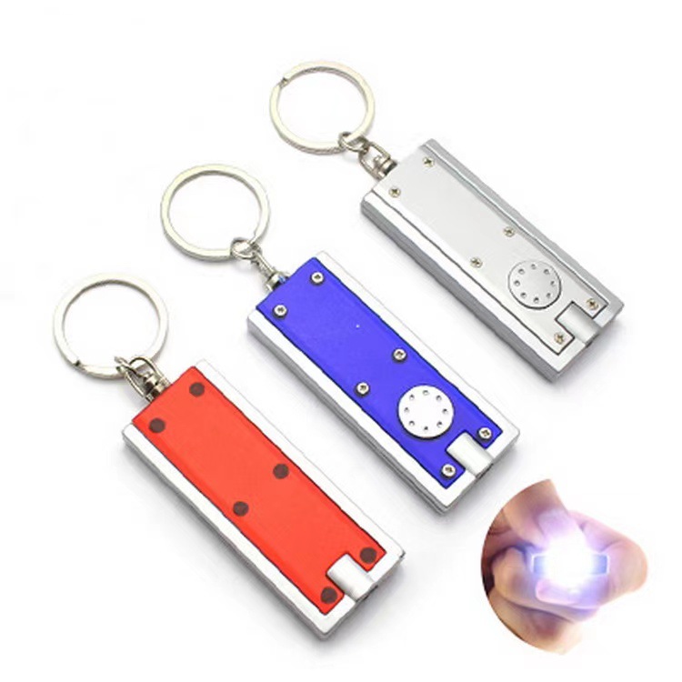 Slim Tetris Rectangular Flashlight With Key Chain 3