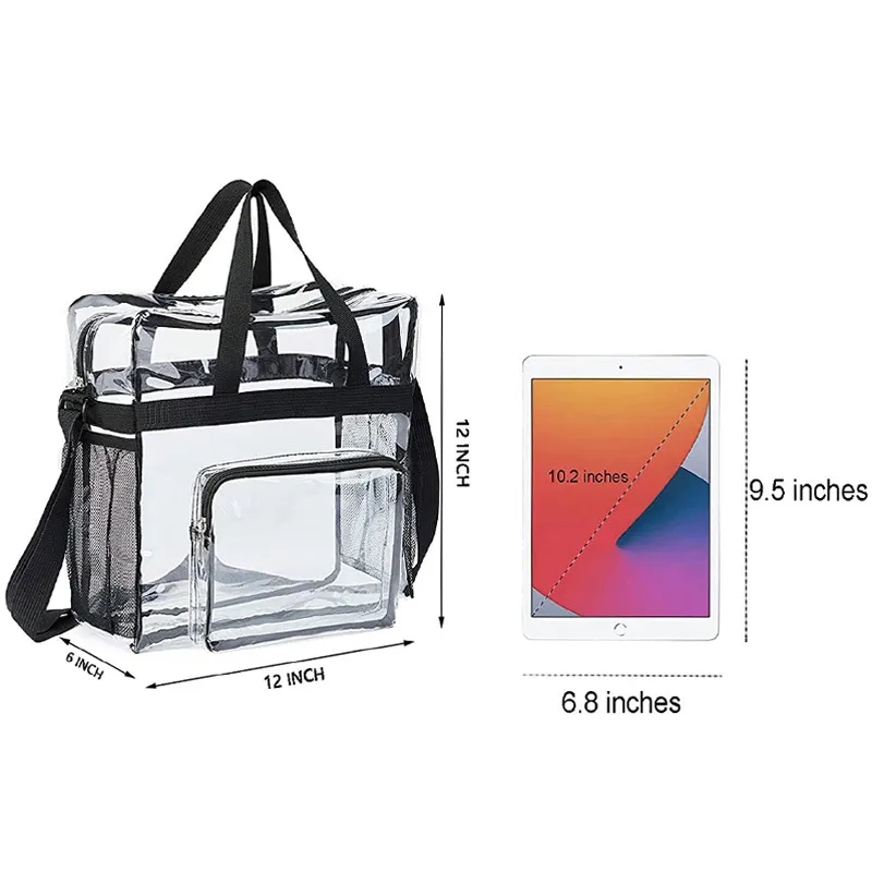 See Through Clear Tote Bag 1