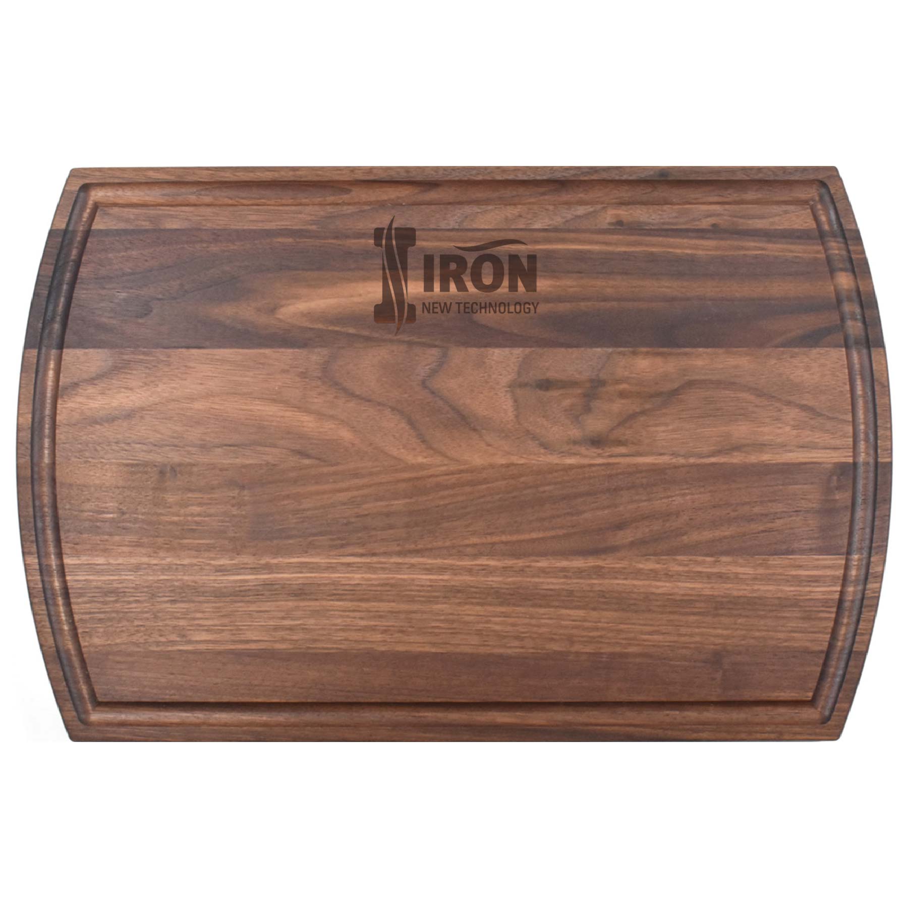 10 1/2" x 16" x 3/4" Walnut Cutting Board with Juice Groove