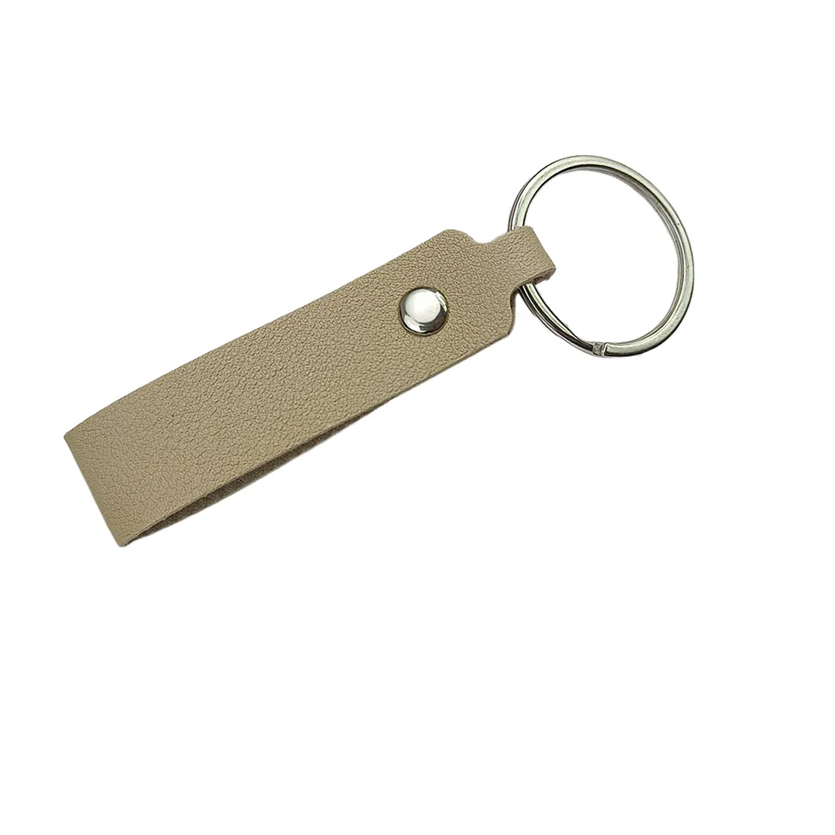 Striped Leather Keychain for Office and Travel 2