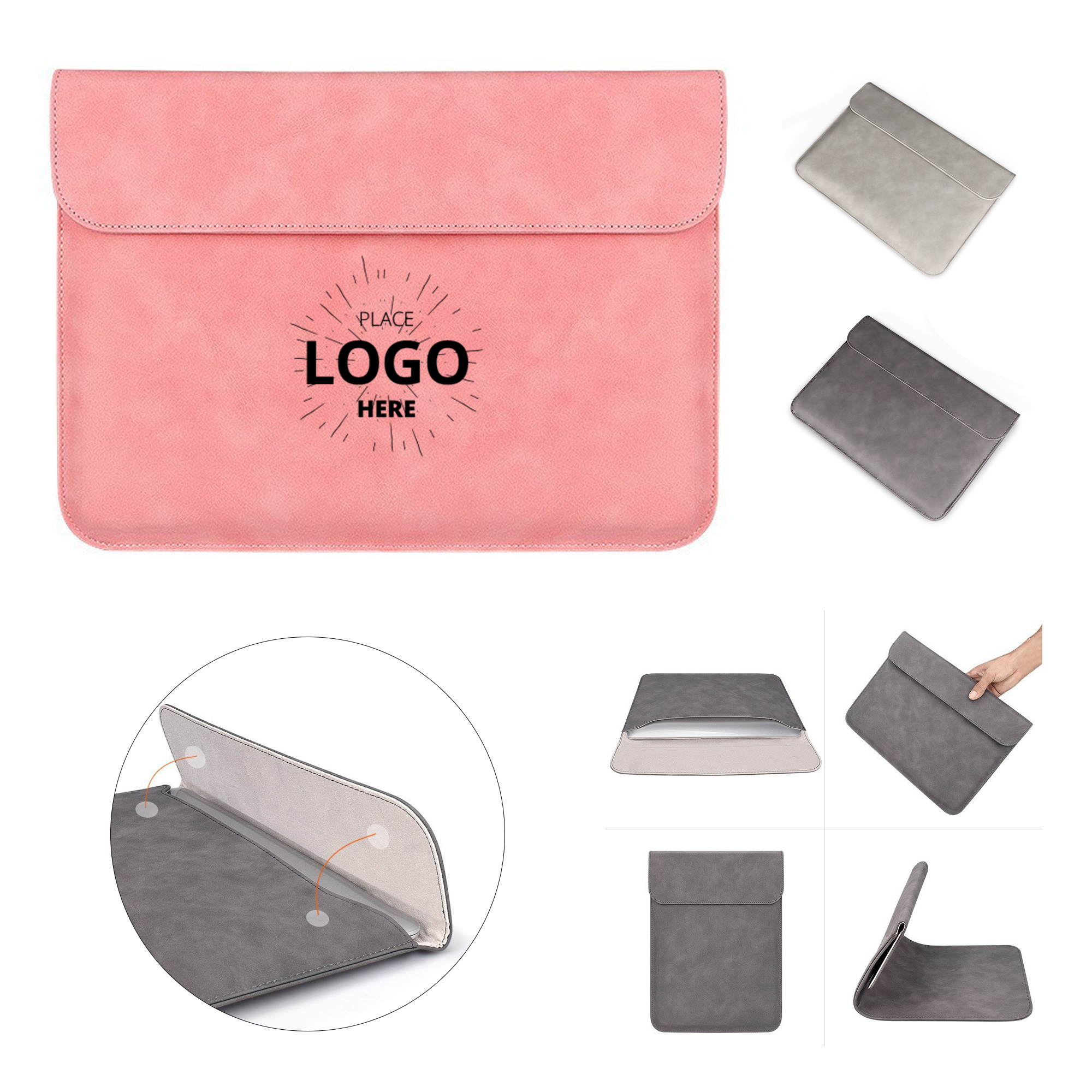 Custom Simple Compact Laptop Sleeve 2