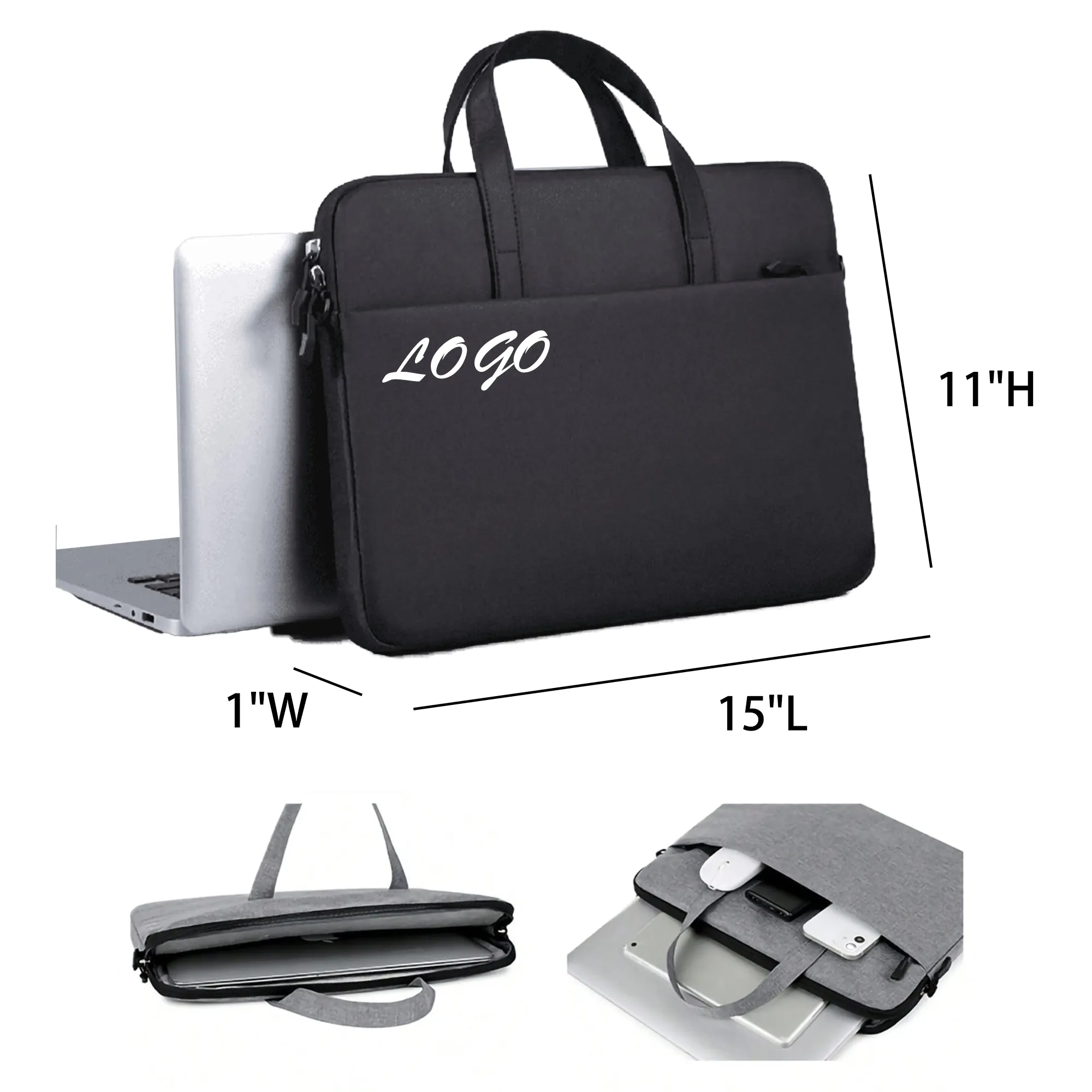 14 Inches Handhold Laptop Bag Briefcase 2