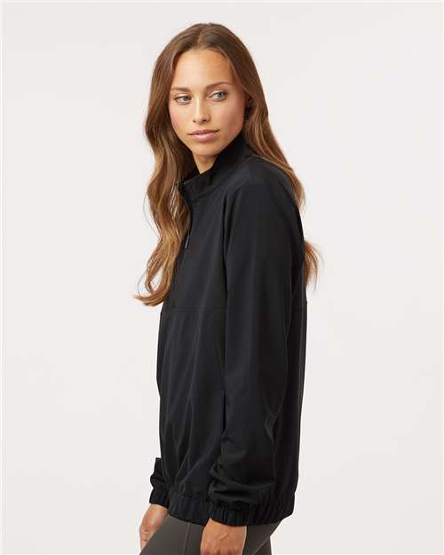 Women's Stretch Woven Half-Zip Pullover - A706 6