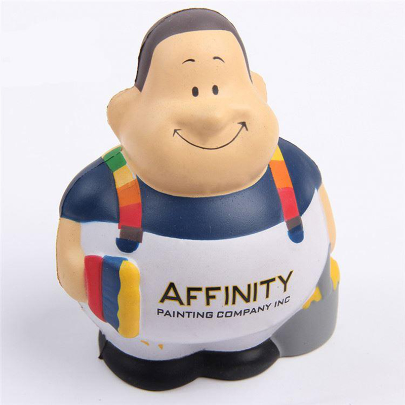 Custom Cartoon Character Squeeze Toy Stress Reliever 6