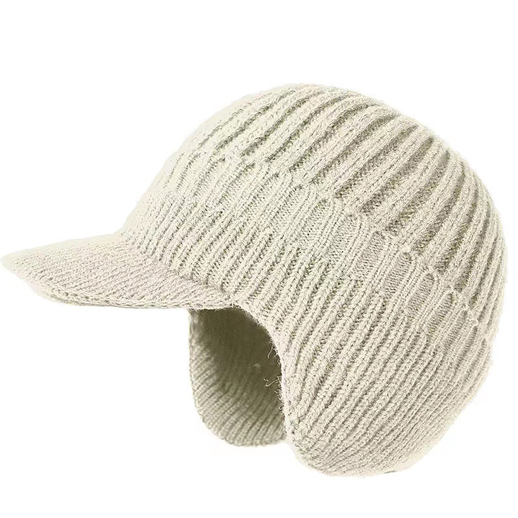Winter Visor Beanie Hat with Earflaps 7