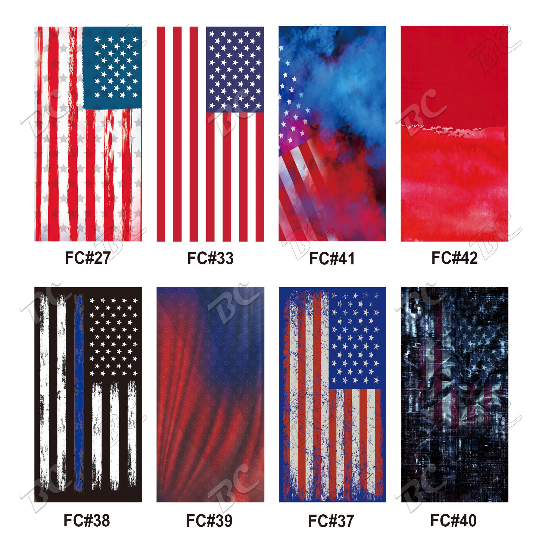 2 Layers Moisture Wicking Seamless Custom Bandana/Sport Scarfs/Gaiters 6