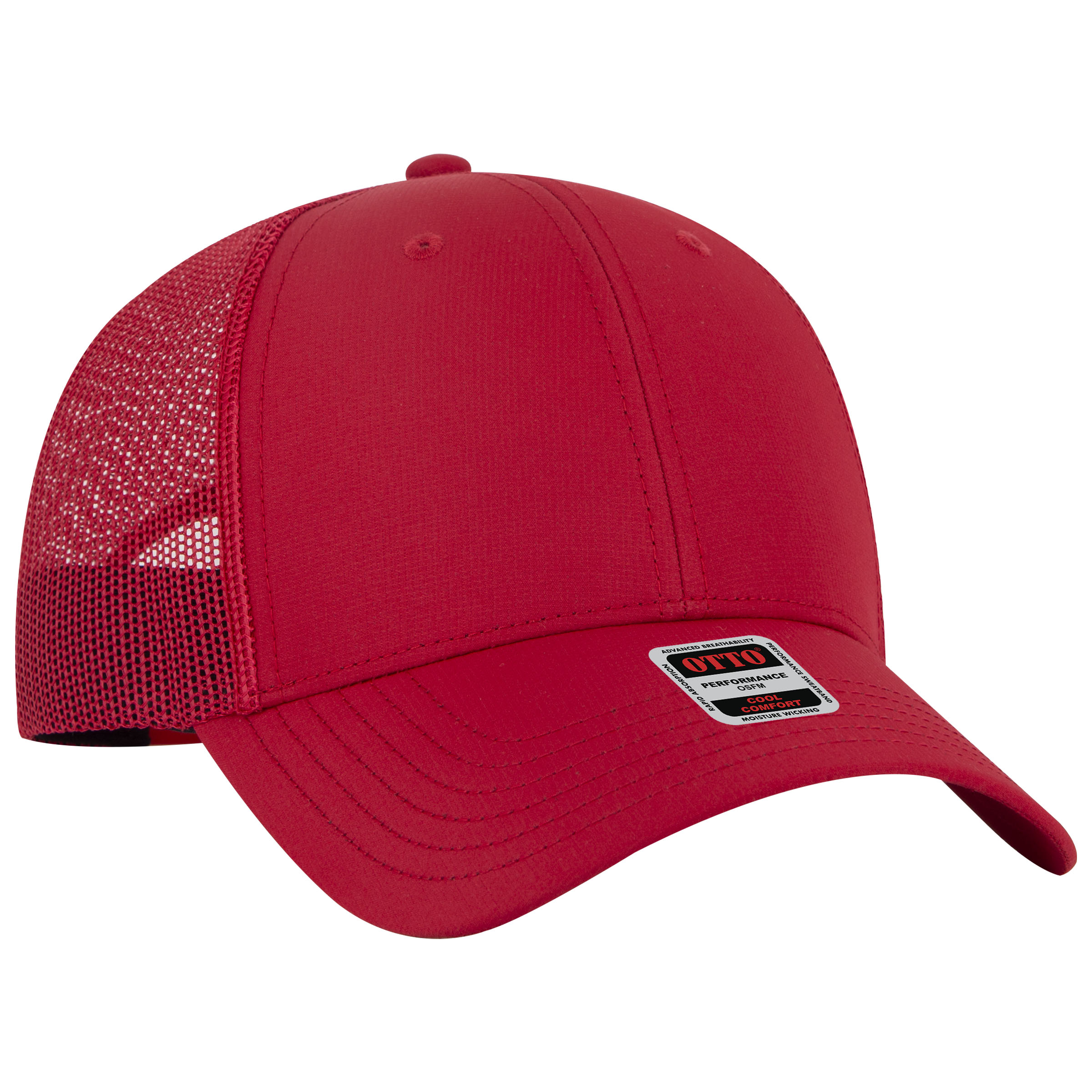 OTTO CAP® 6 Panel Low Profile Mesh Back Trucker Hat 7