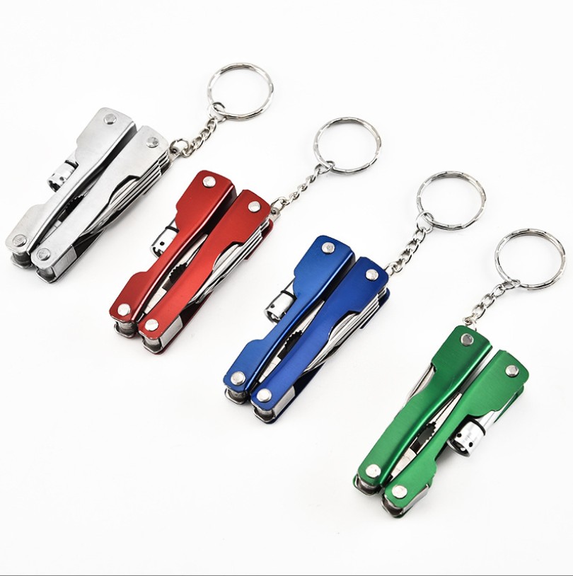 Stainless Steel Multi-Tool Folding Pliers with Mini Flashlight 4